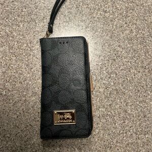 Coach Leather Wallet case for IPhone 14 Pro Max